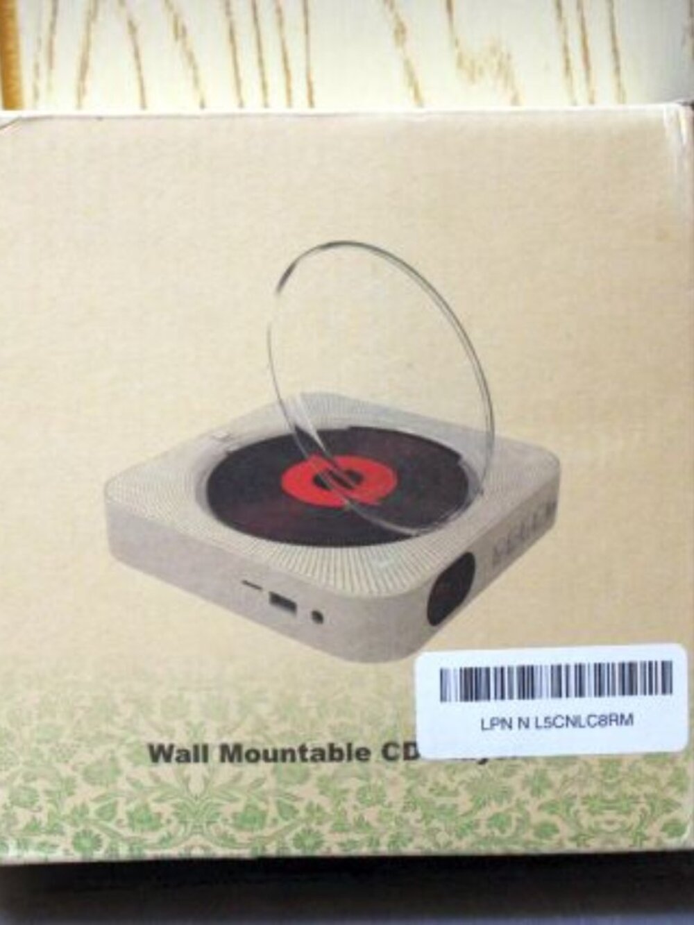 Wall Mountable CD Player - Pink - New in Box